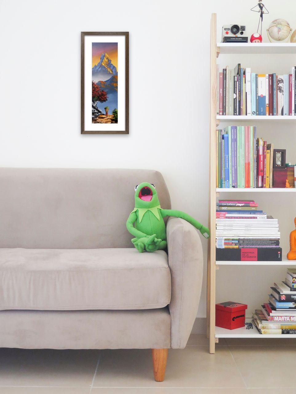 Machhapuchhre Glow – Himalayan Porter at Sunrise