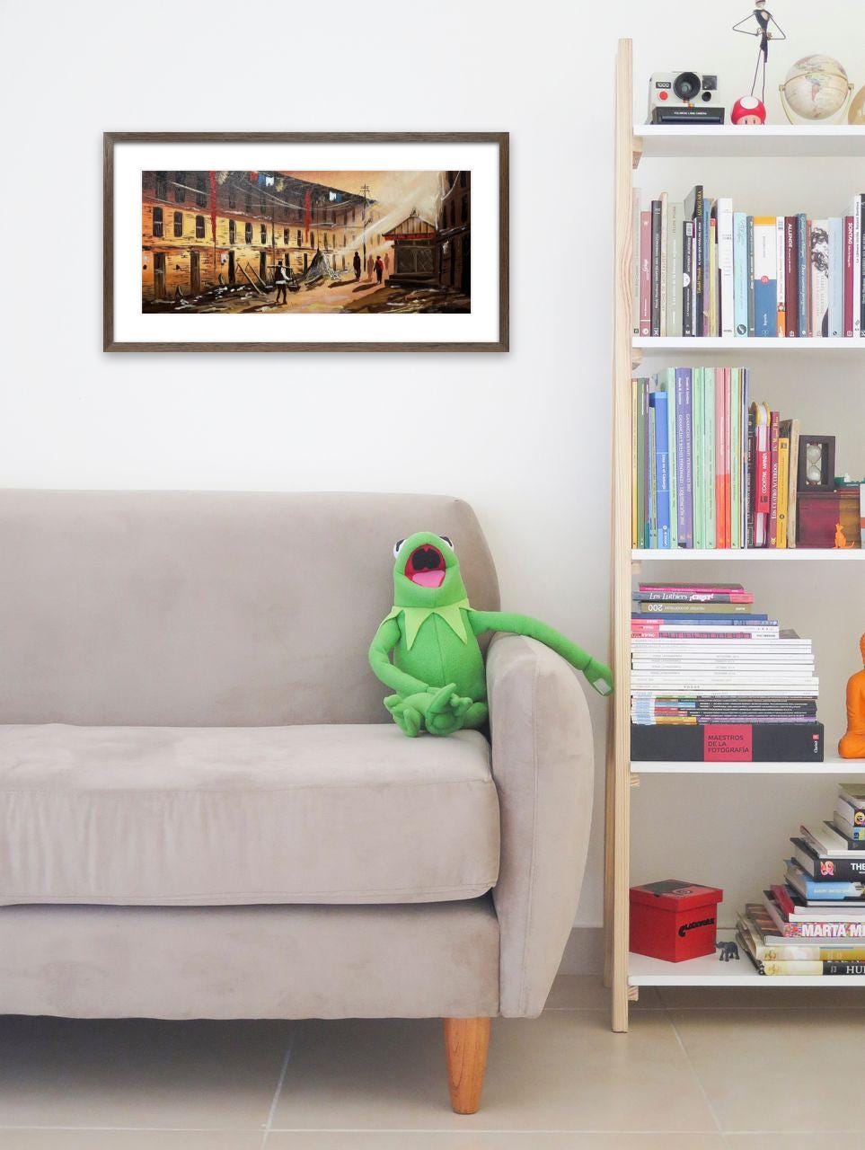 Golden Hour Newar Courtyard – Daily Life Scene