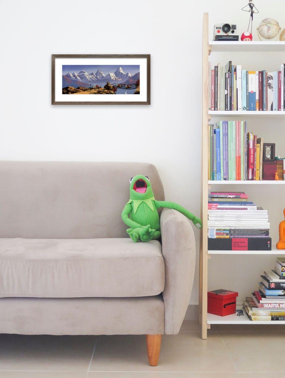 Machhapuchhre View – Yak Caravans and Stupa in the Himalayas