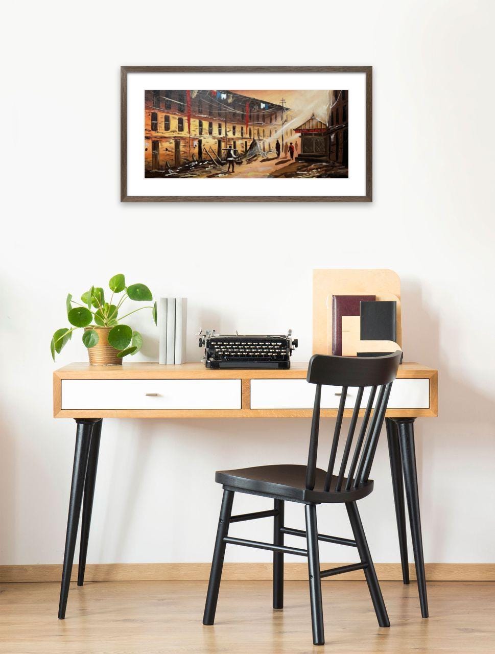 Golden Hour Newar Courtyard – Daily Life Scene