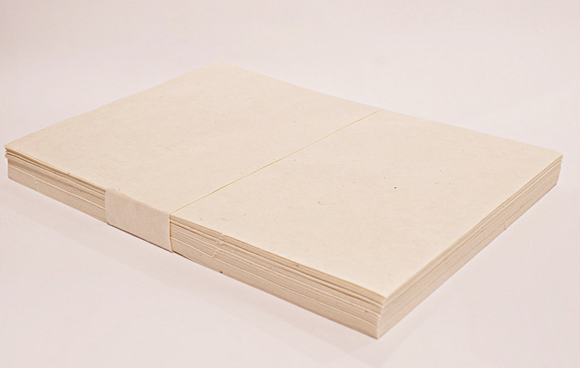 Handmade A4 Lokta Paper – Natural Nepalese Eco-Friendly Paper for Journaling, Calligraphy & DIY Projects