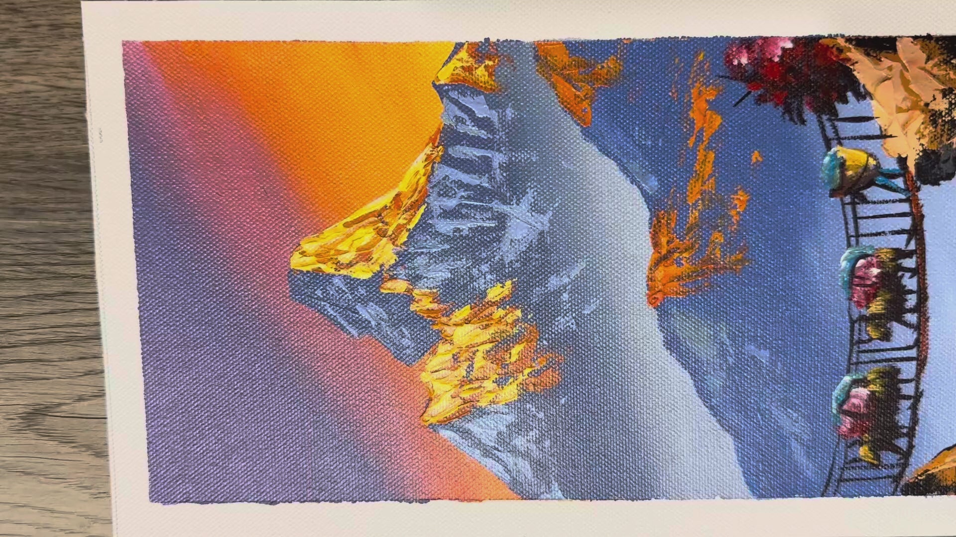 Machhapuchhre Sunrise – Yak Caravan on Suspension Bridge