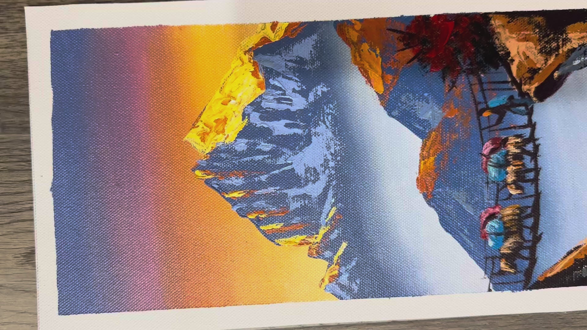 Golden Glow on Machhapuchhre – Bridge Crossing with Yak Caravans